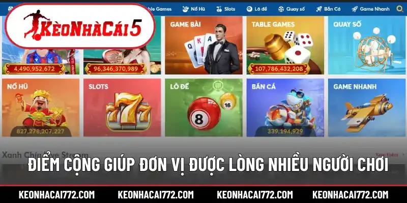 Điểm cộng giúp đơn vị được lòng nhiều người chơi